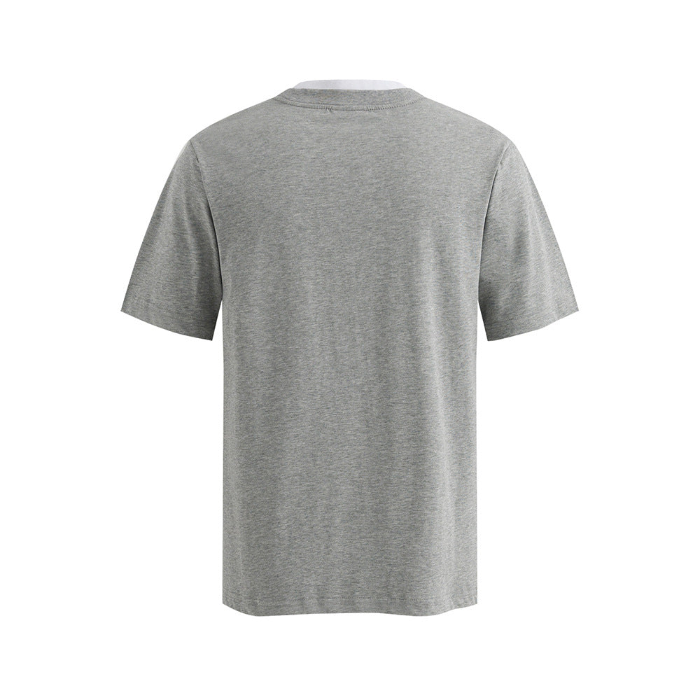 Nostalgia T Shirts Vintage Alphabet Short Sleeve T-Shirt Summer Loose Top