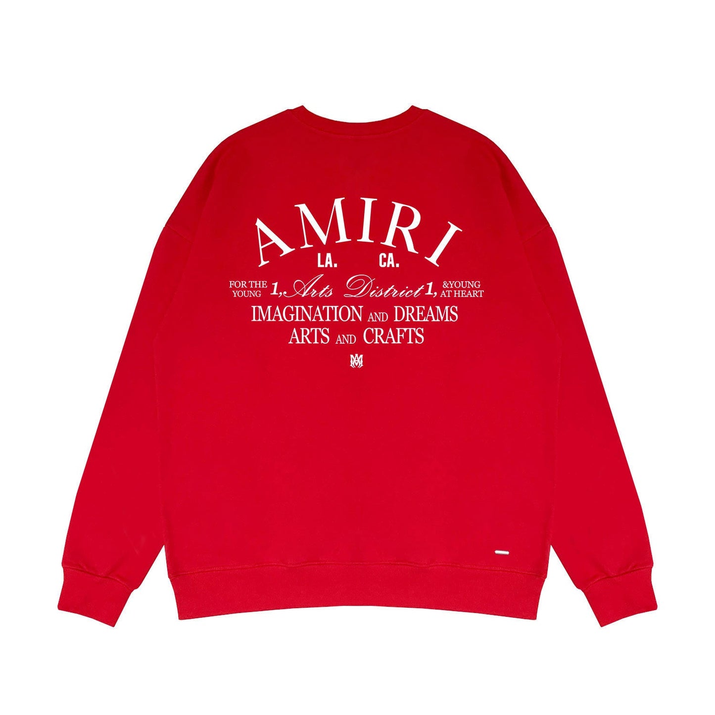 Amiri Long Sleeved Shirt Fashion Brand Crew Sweatshirts round Neck Sweater