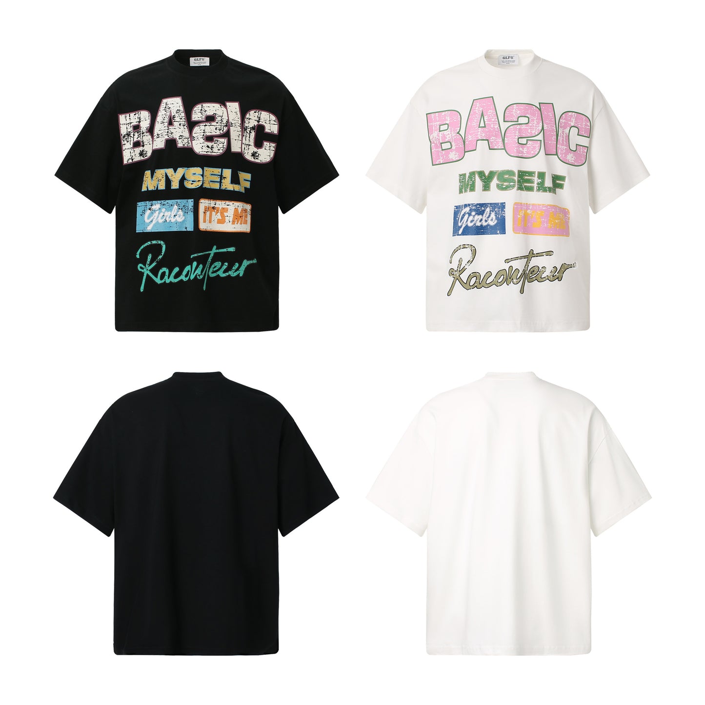 Unisex T-shirts Creative High Sense Design Loose T-Shirts