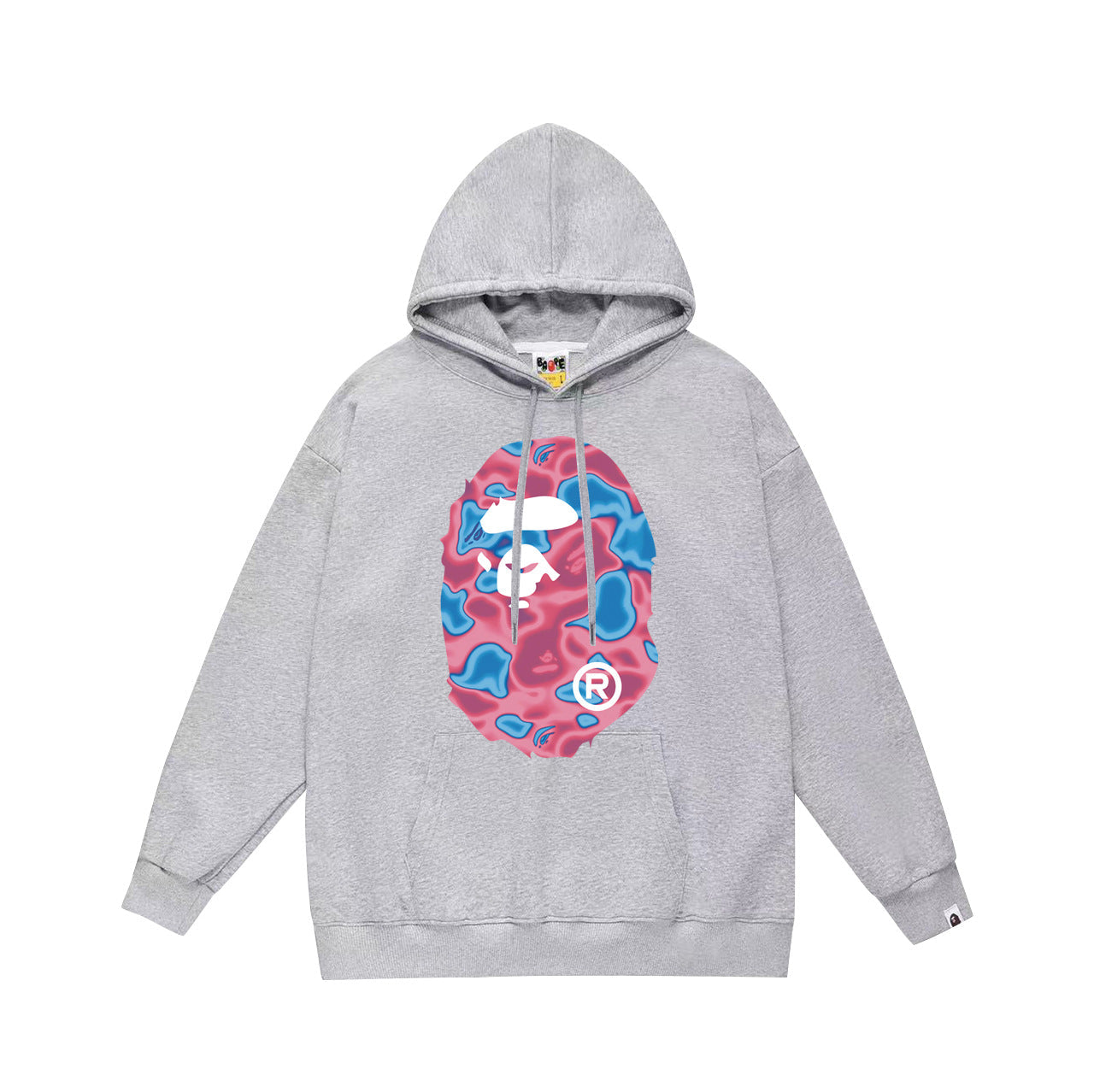 Ape Hoodie Autumn/Winter Letter Print Loose Hoodie Pullover Ape Sweater