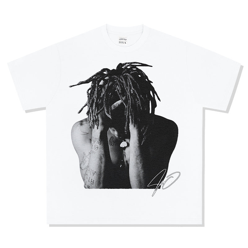 New york hip hop shop hip hop XXX Tentacion print short sleeve t-shirt