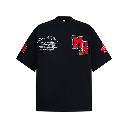 Ye T Shirt Summer Vintage Embroidery T-Shirt Short Sleeve