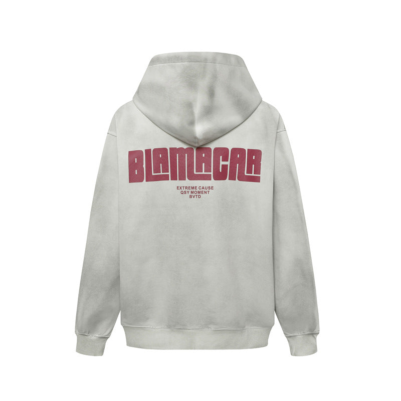 Streetwear Hoodie Vintage Hooded Sweater Men's Loose Hip Hoodie