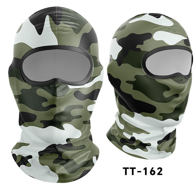 Cycling Windproof Hood Dust and Sun Protection Summer Camouflage Mask