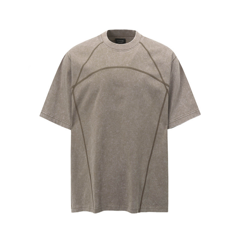 Camisas Retros Short Sleeve Crew Neck T-Shirt