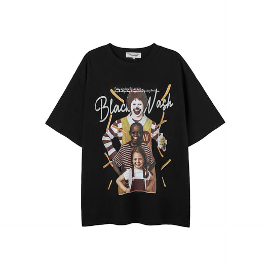 Unisex T-shirts Spring Childhood Fun Casual Loose Short Sleeve T-Shirt