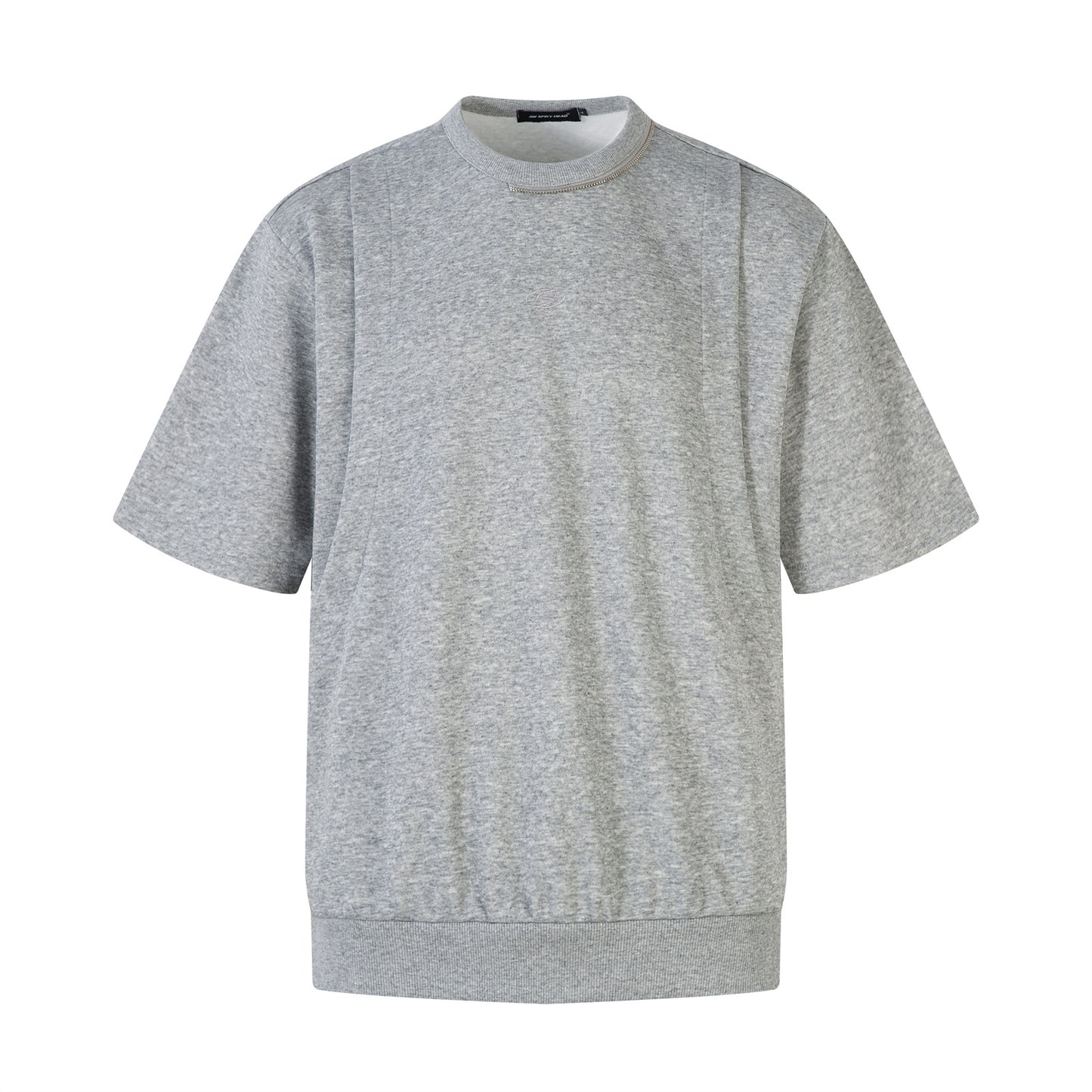 Vintage tarz t shirt vintage Cleanfit zip short sleeve t-shirt top