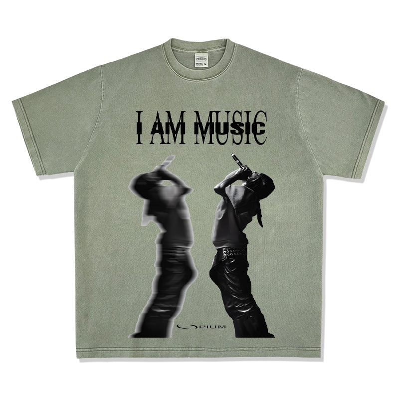 New york hip hop shop vintage hip hop playbois carti print short sleeve t-shirt
