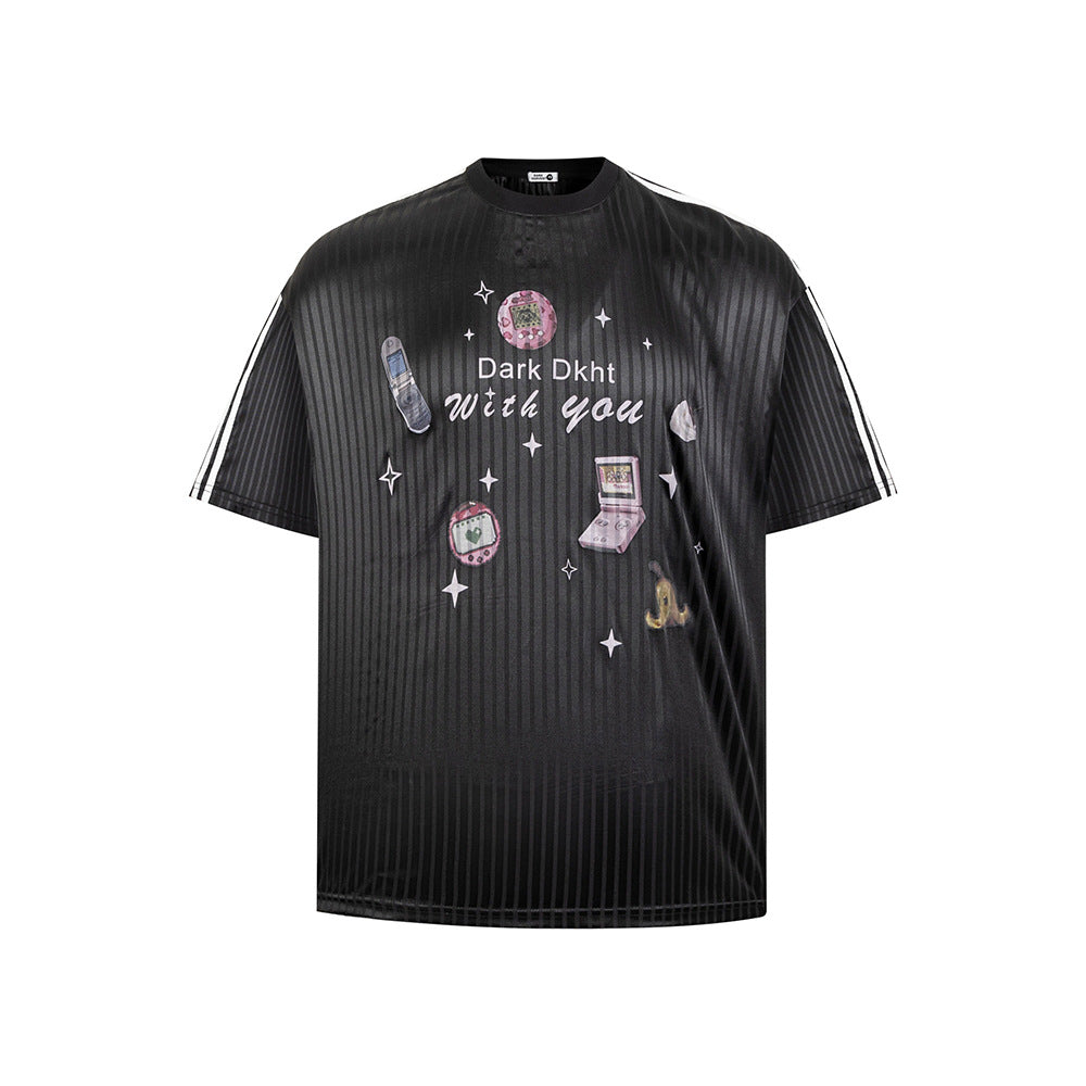 New York Hip Hop Style Casual Short Sleeve T-Shirt Oversize Loose Top
