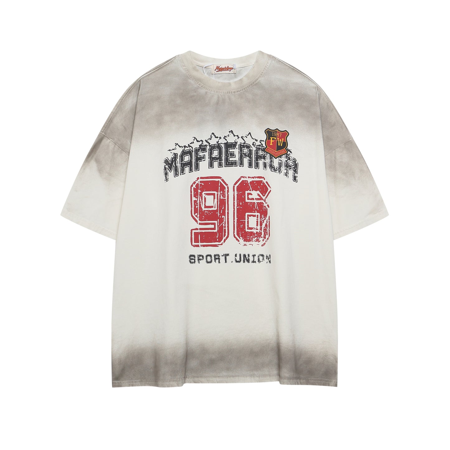 Hip hop clothing new york summer short sleeve vintage t-shirt loose