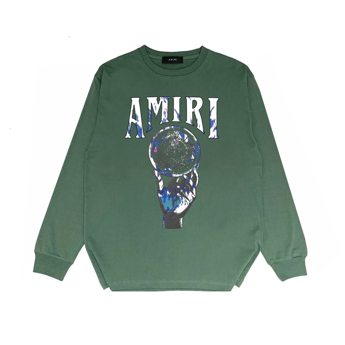 Amiri Long-Sleeve Shirt Personality Printing Stylish Casual