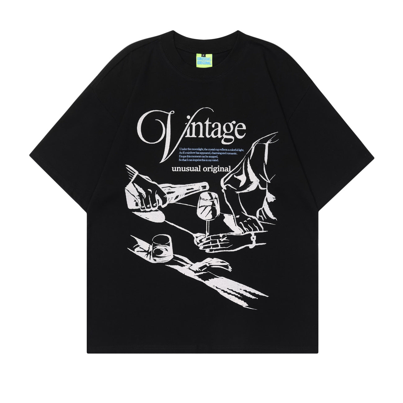 90s West Coast Hip Hop Fashion T Shirts Vintage Original Hand Painted Graffiti Print Vintage T-Shirt