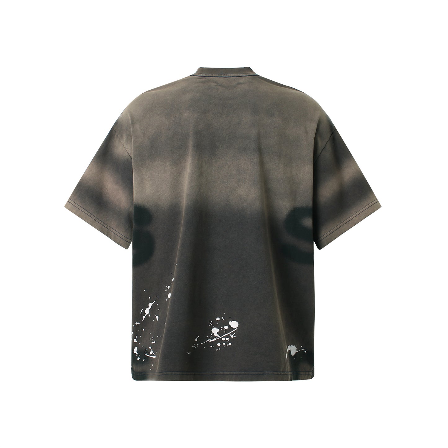 Vintage tarz t shirt gradual change print short sleeve t-shirt summer casual top
