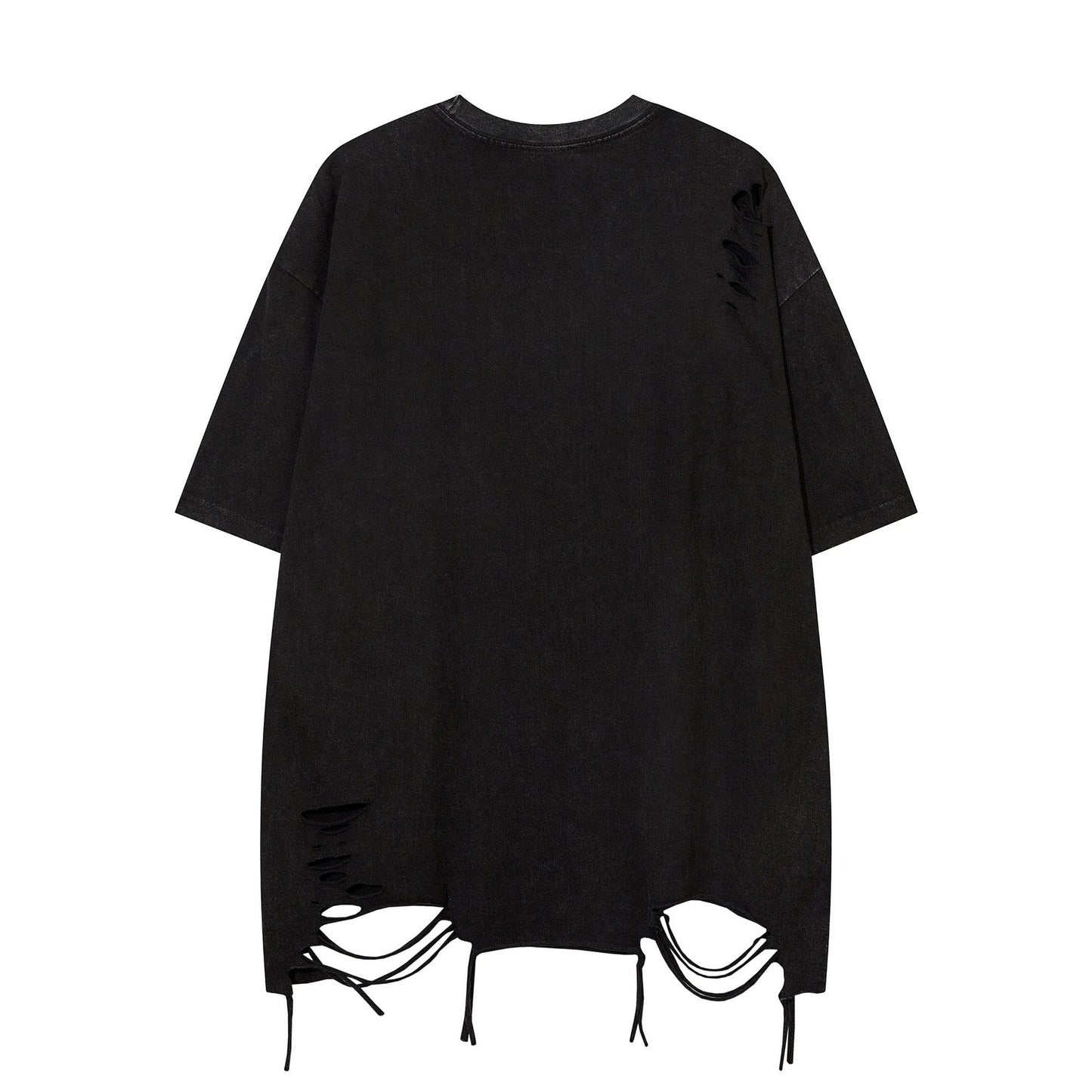 Hip hop shirt summer wash t-shirt short sleeve