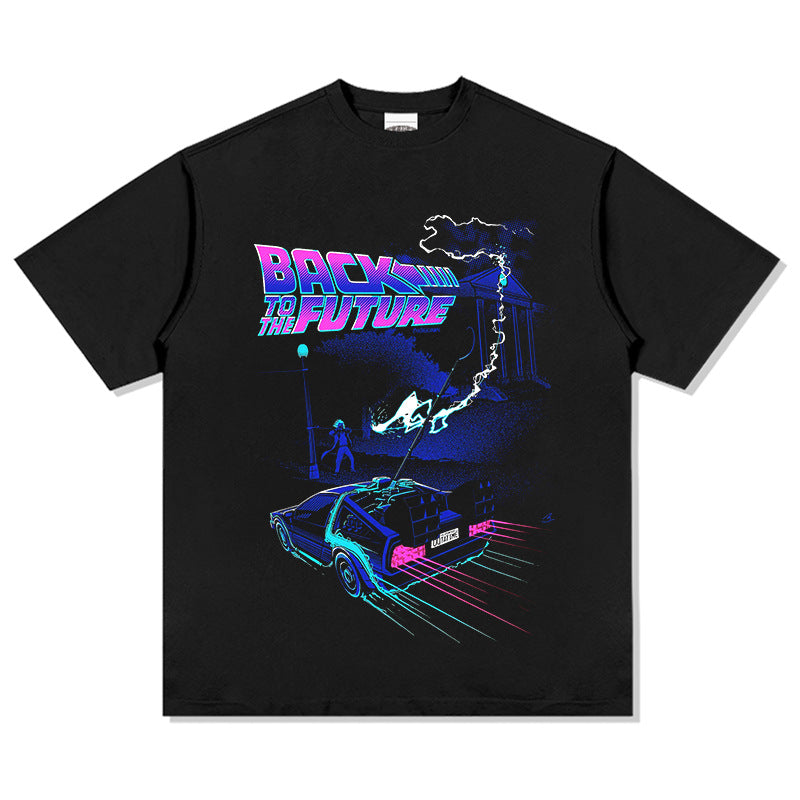 COOL t rapper VINTAGE BACK TO THE FUTURE print shirt