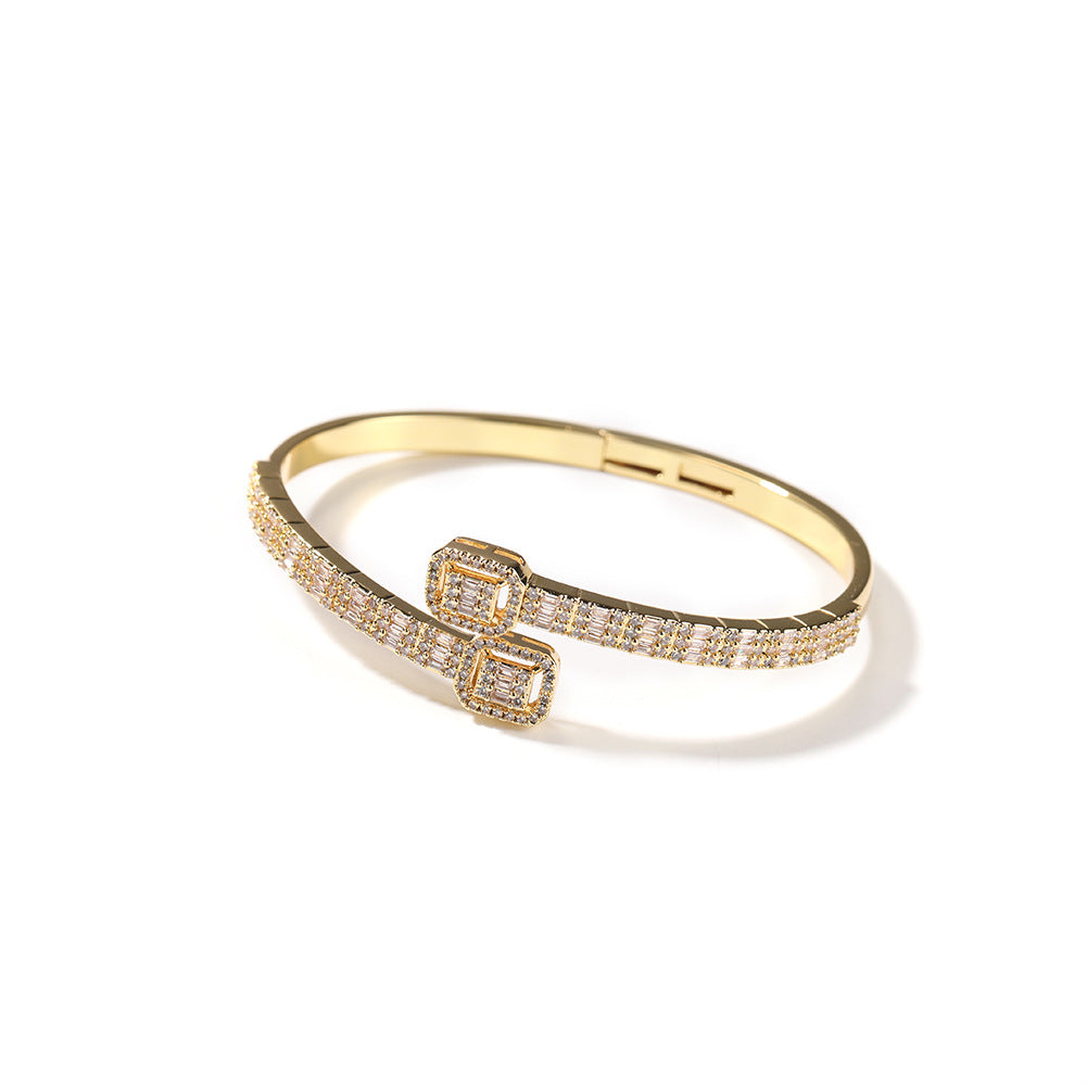 Bracelet Diamond Bracelet Fashion Hip Hop Ins Wind Bracelet St. Valentine's Spectrum