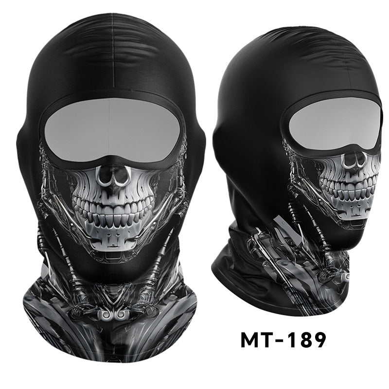 Cycling Windproof Hood Sunscreen Ice Silk Lining Cap Men's and Women's Face