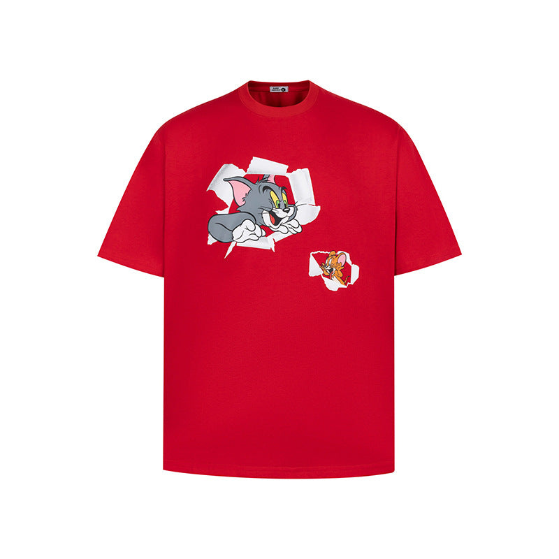 Nyc 1990 Shirt Summer Top Loose Cartoon Short Sleeve T-Shirt
