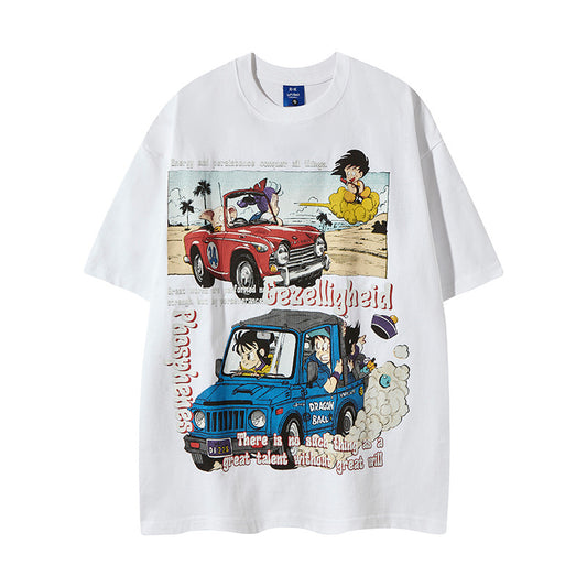Nyc 1990 Shirt Retro Short Sleeve T-Shirt Cartoon T-Shirt