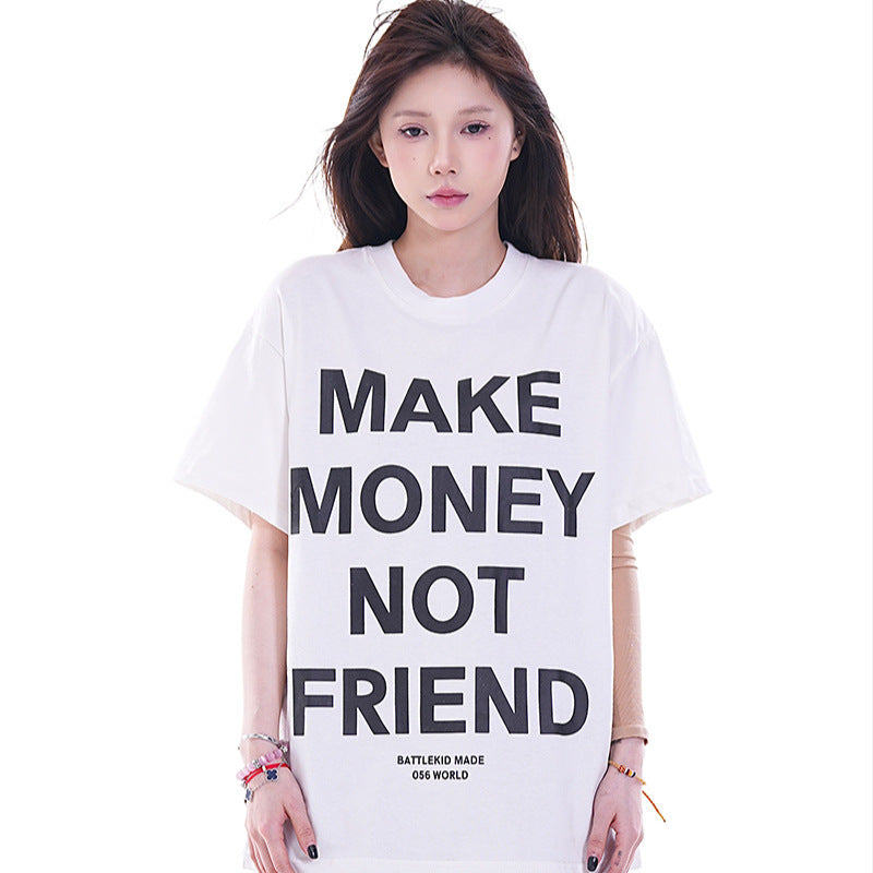 Hip Hop Clothes New York Casual Summer Loose Short Sleeve T-Shirt