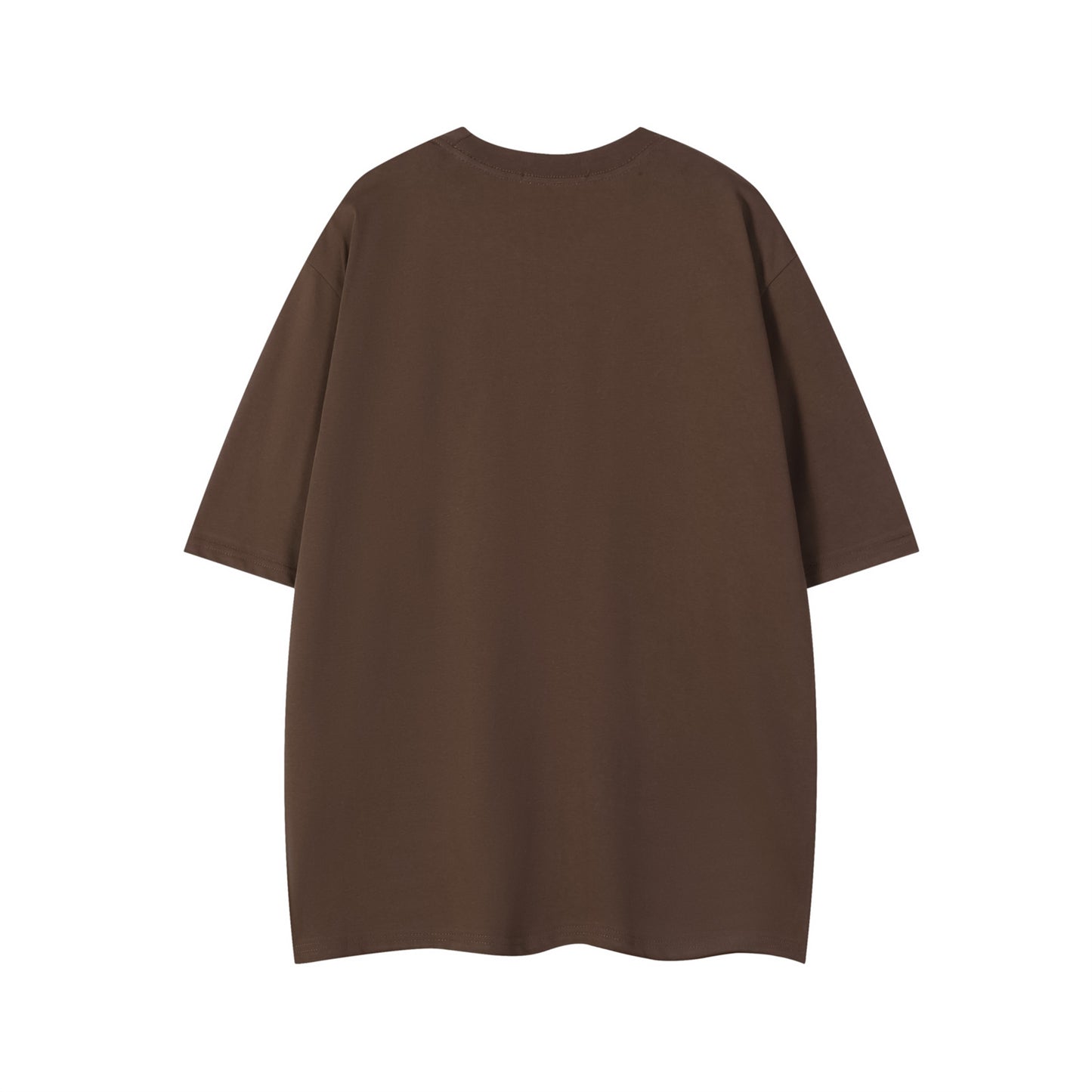 Distorted vintage short-sleeved t-shirt summer oversize casual top