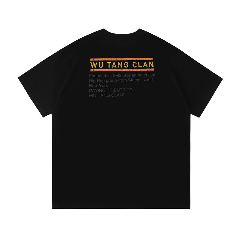 Casual Street Wear Crew Neck Loose Short Sleeve T-Shirt