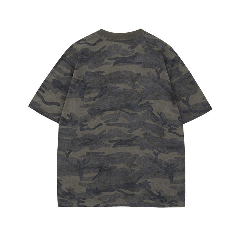 US drip outfits Summer Vintage Casual Loose Short Sleeve T-Shirts