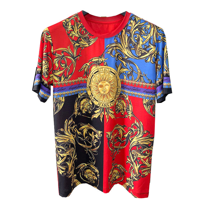 East Coast Shirts Spring/Summer Digital Print Casual Men's Short Sleeve T-Shirt