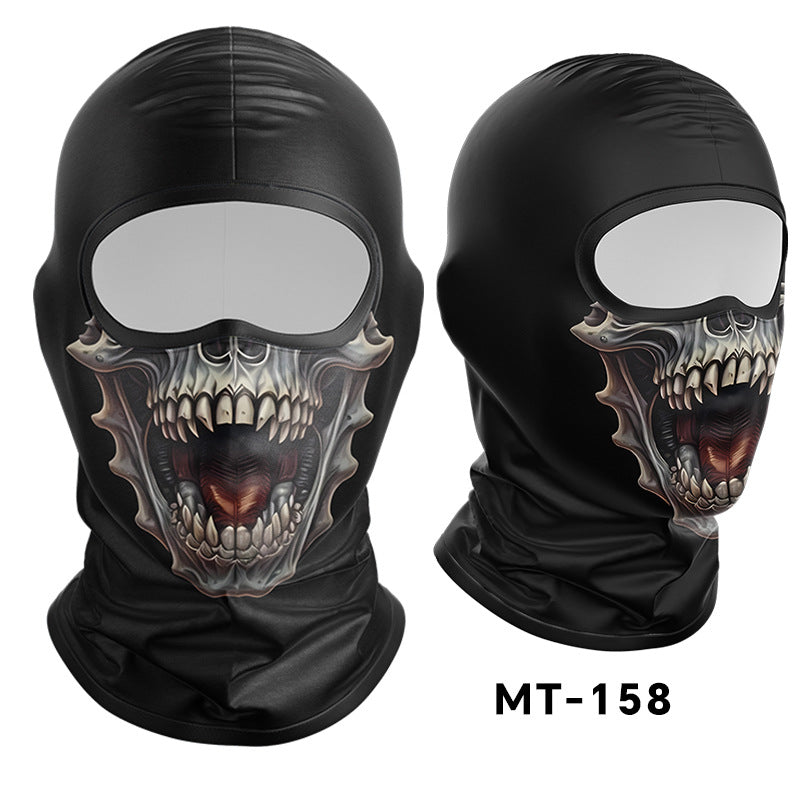 Cycling Windproof Hood Sunscreen Ice Silk Fabric