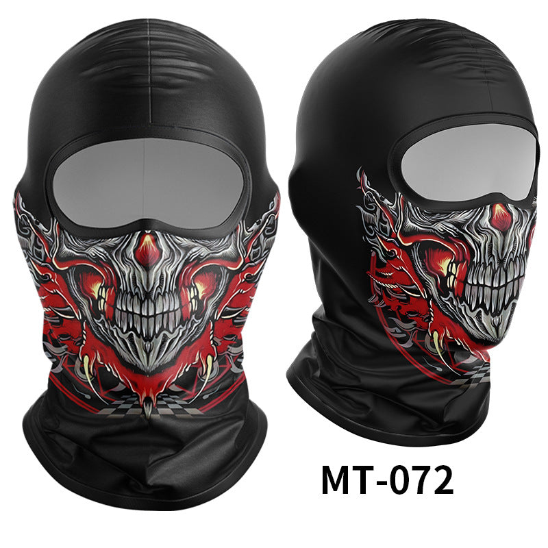 Cycling Windproof Hood Breathable Sunscreen Men's and Women's Ice Silk Fabric