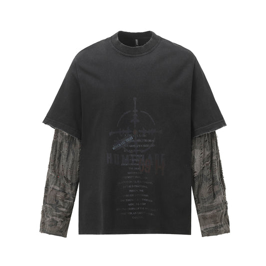 Remeras rock nacional autumn wash t-shirt long sleeves