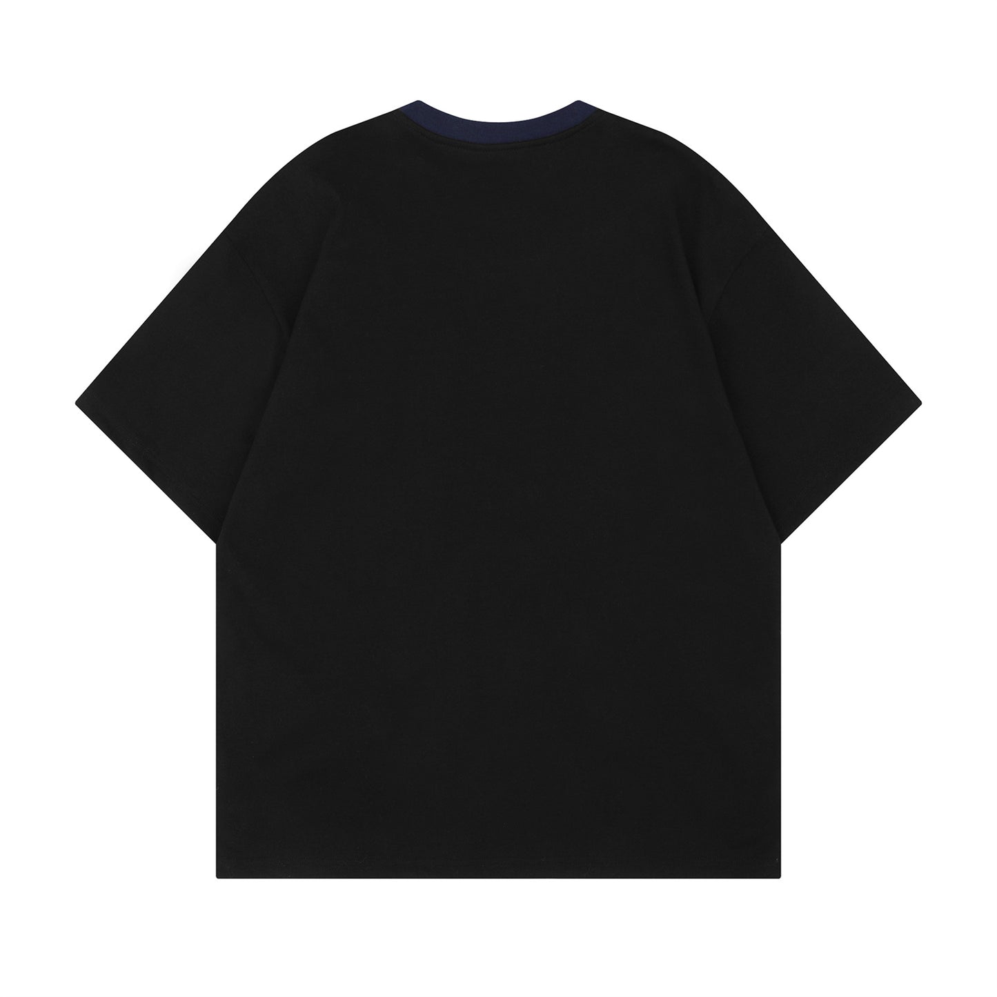 Distorted vintage cat short-sleeved t-shirt summer loose casual top