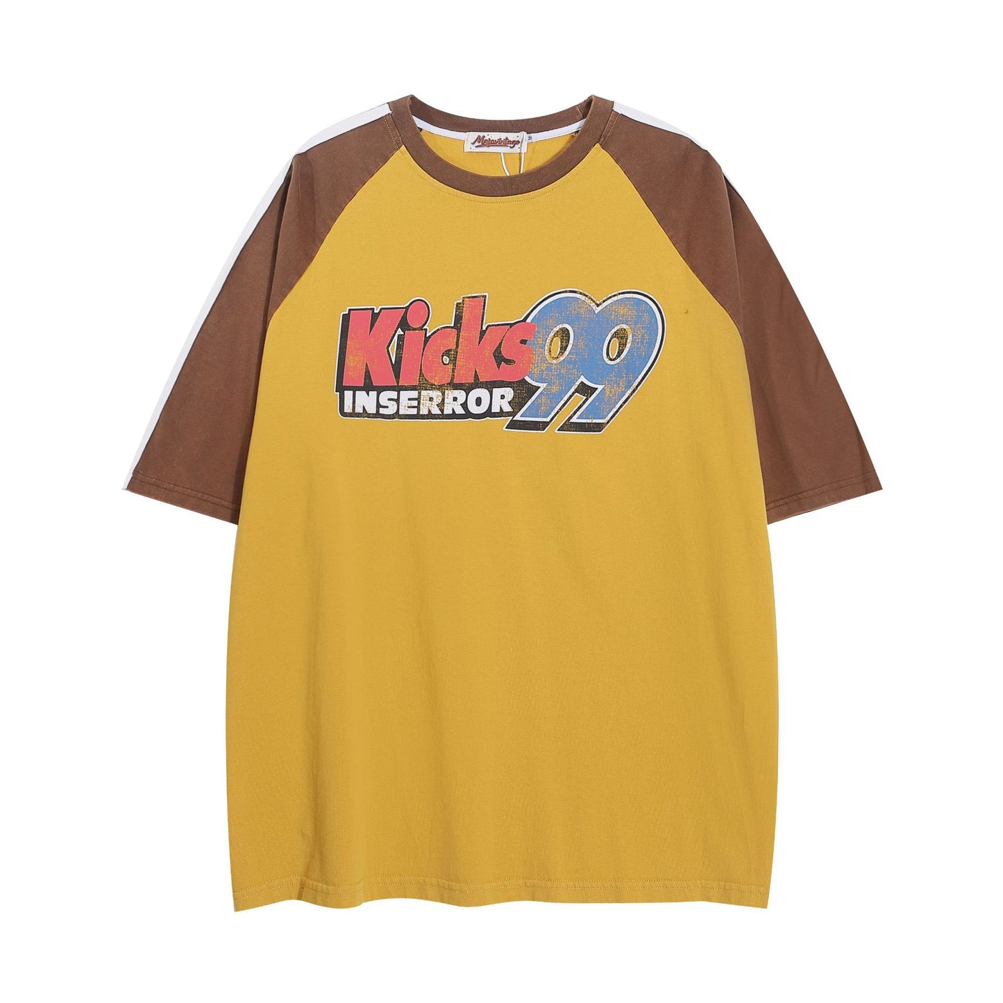 Hip Hop Clothing T-Shirt Loose Vintage Short Sleeve