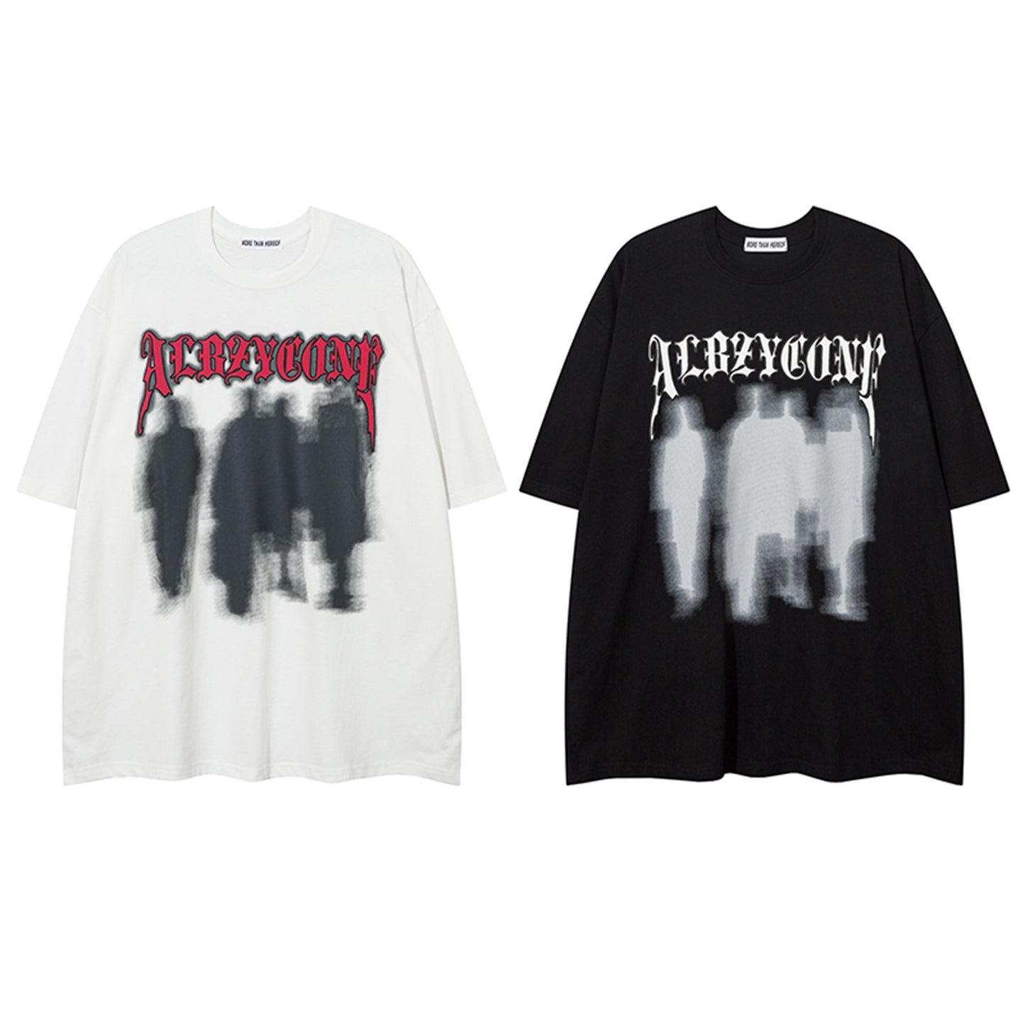 USA Vintage T-Shirt Dark Shadow Print Male Summer