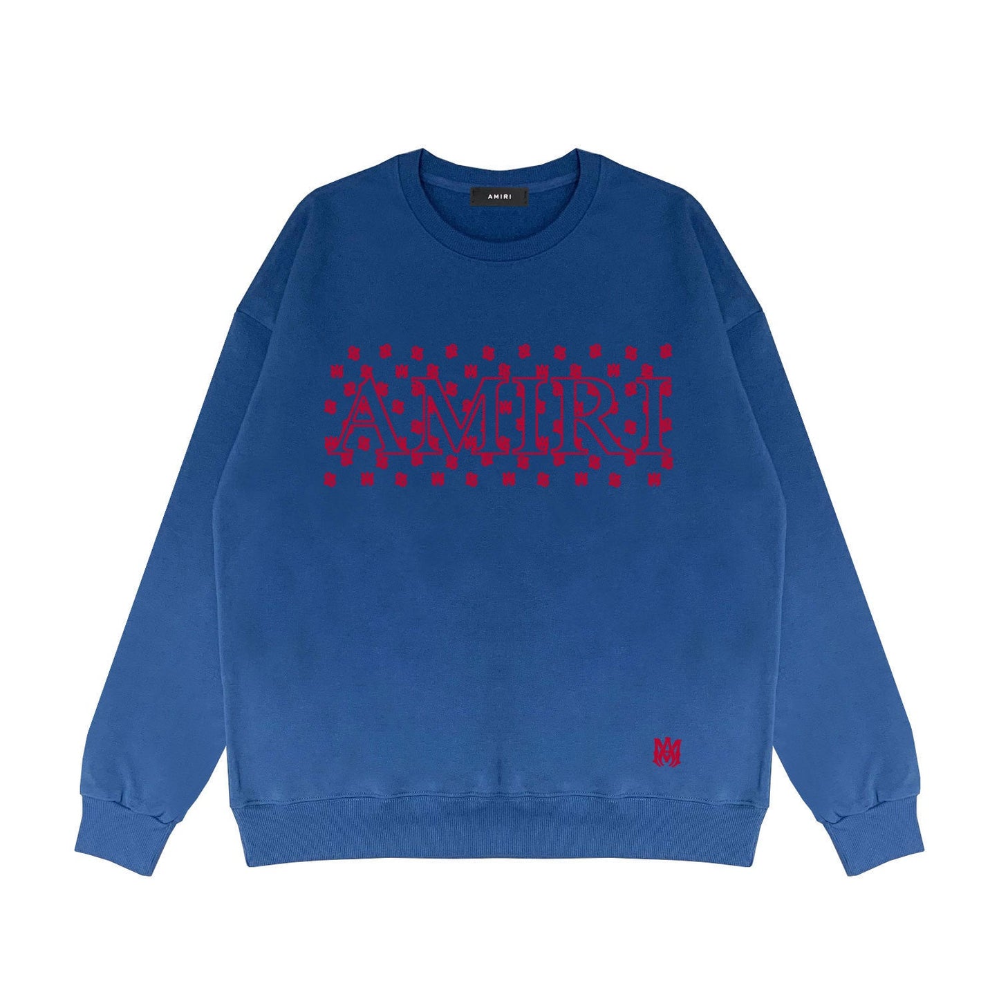 Amiri Long Sleeved Shirt Fashion Brand Crew Sweatshirts round Neck Sweater