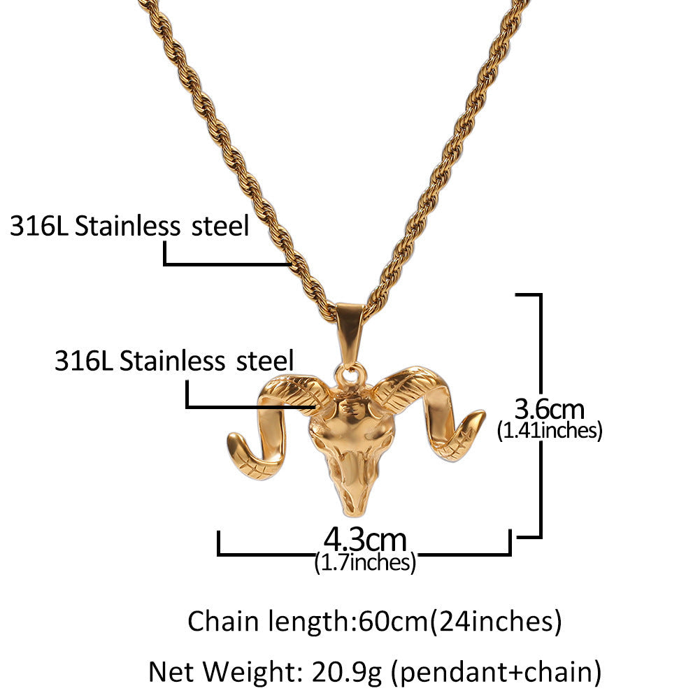 Jewelry Hip Hop Creative Necklace Jesus Pieces Royalty rapper Animal