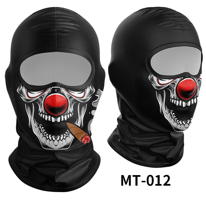 Cycling Windproof Hood Sunscreen Windproof Ice Silk Mask Men's and Women's Full Face