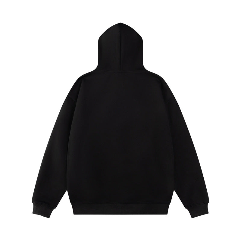 Streetwear Hoodie Cardigan Sweater Loose Zip Hoodie