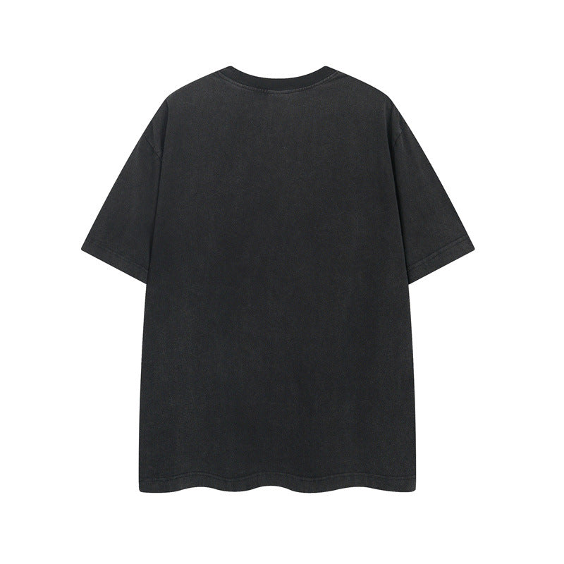 Casual Street Wear Vintage Vintage Short Sleeve T-Shirt