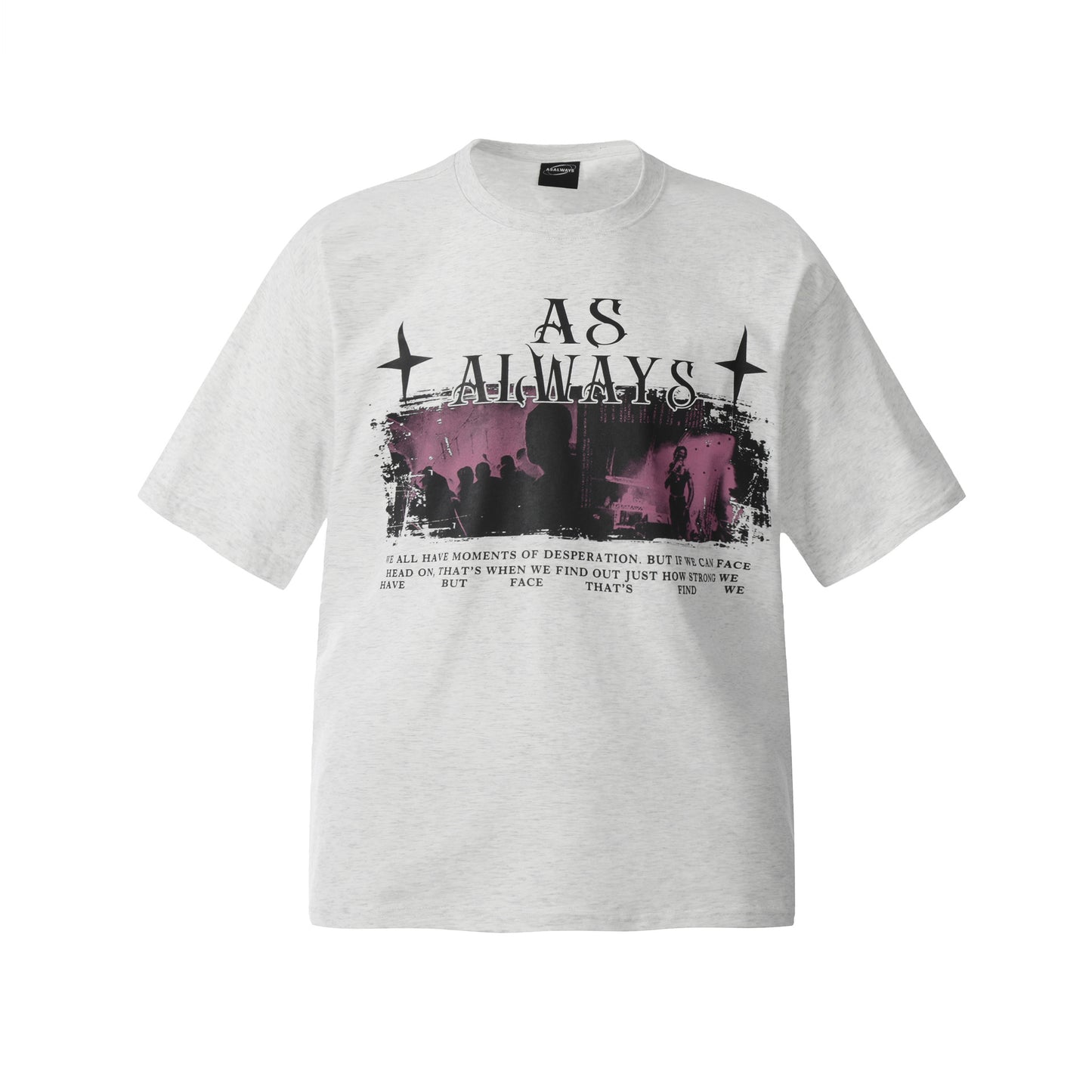 Unisex T-shirts Summer Painting Pattern Men's Loose Crew Neck Short Sleeve T-Shirt