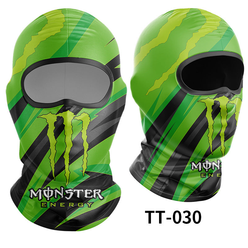 Cycling Windproof Hood Ice Silk Full Face Sunscreen