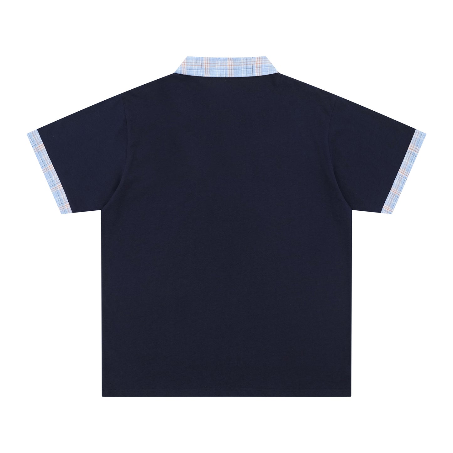 US drip outfits summer vintage polo collar t-shirt casual loose short sleeve t-shirts