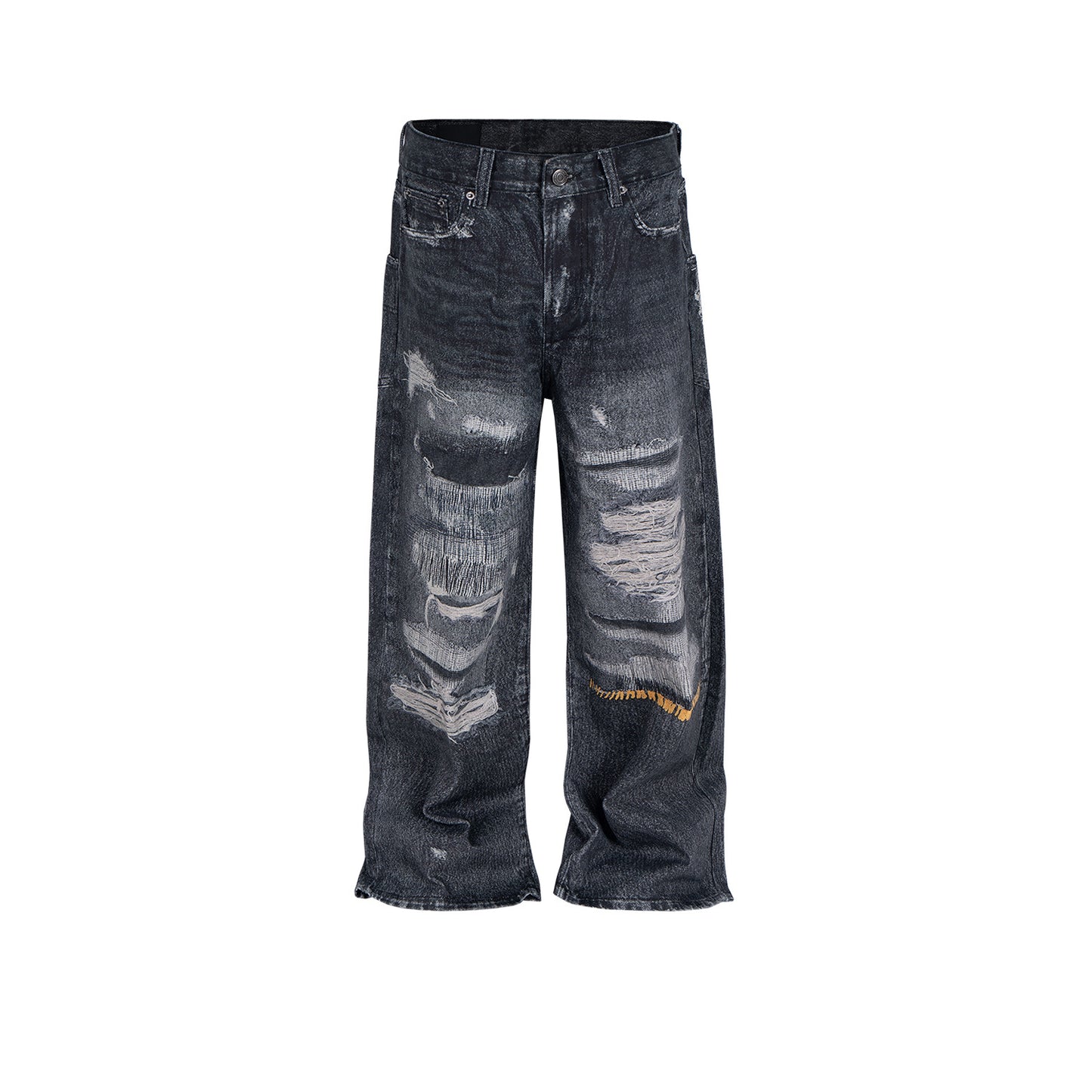 Rock Revival Jeans Trousers Patch Ripped Jeans