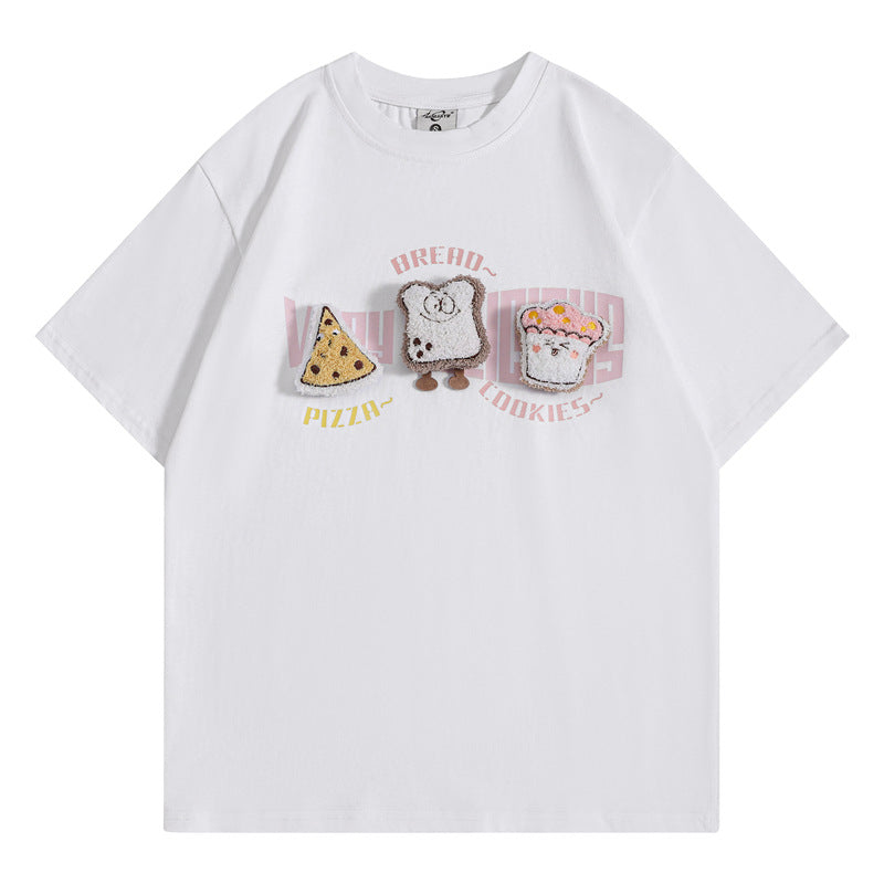 Camisetas streetwear Summer Vintage Casual Loose Short Sleeve T-Shirt