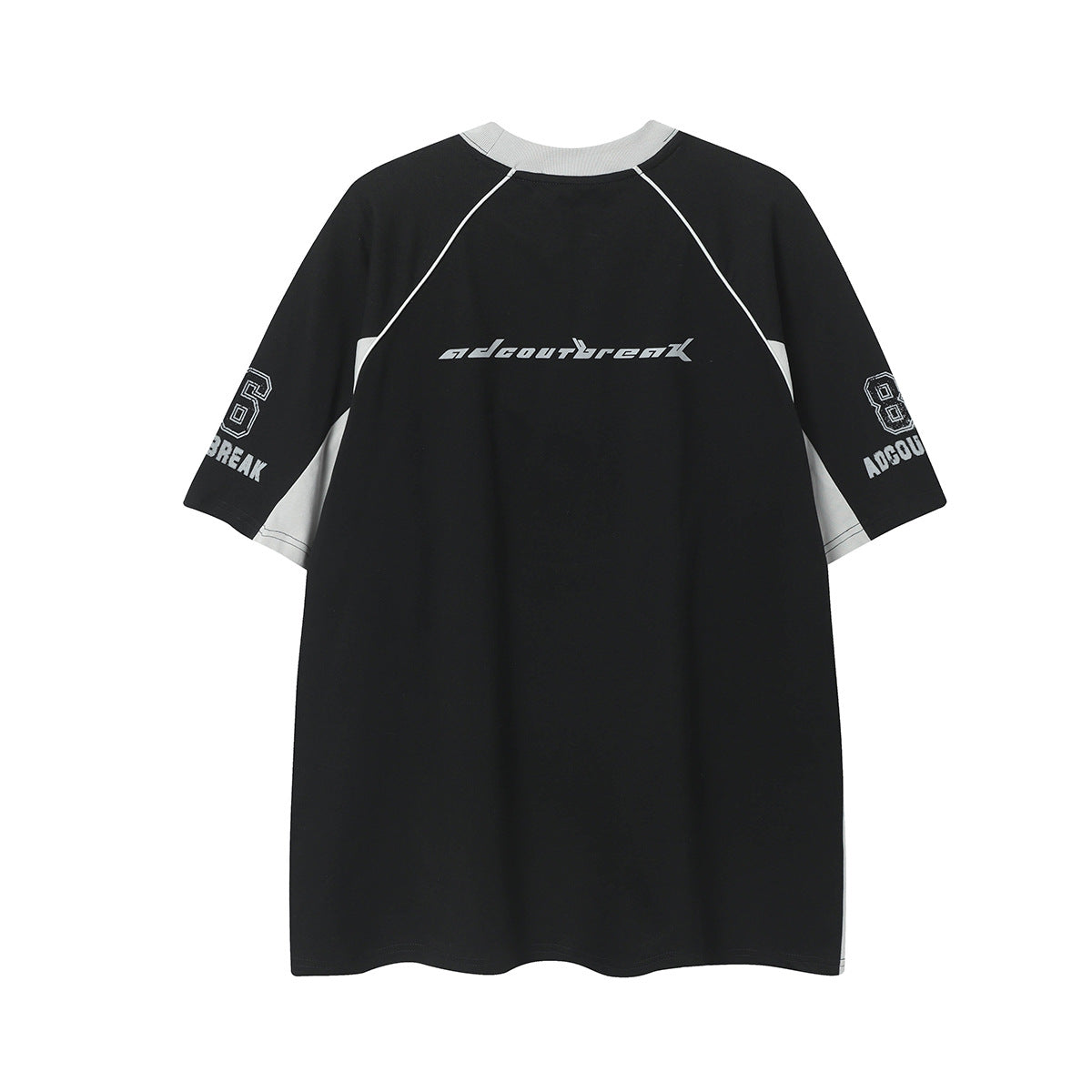 Racing oversized t shirt summer short-sleeved jersey loose locomotive racing suit sports t-shirt