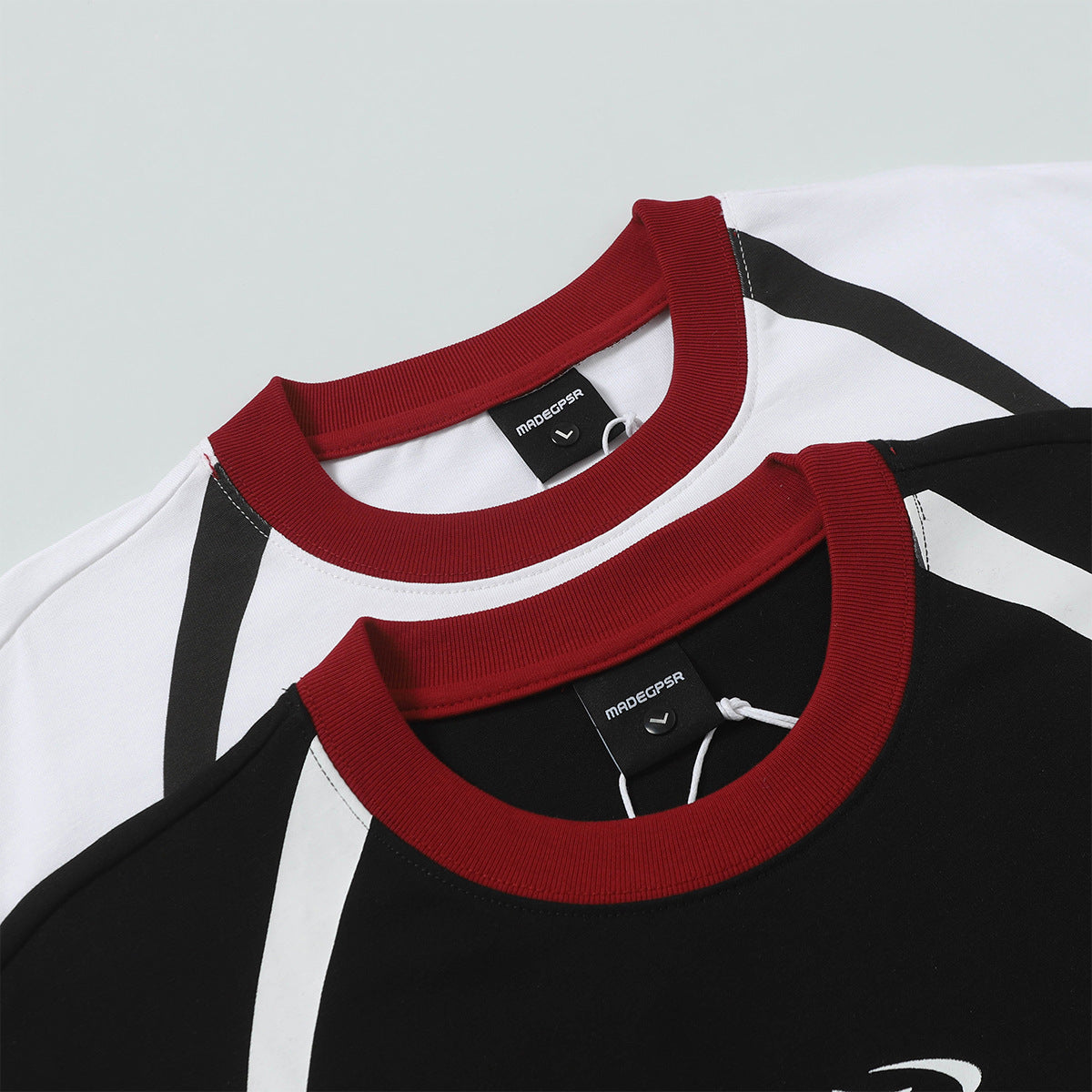 Hip Hop Clothing Summer Short Sleeve Sweatshirt Racing Suit Printed T-Shirt