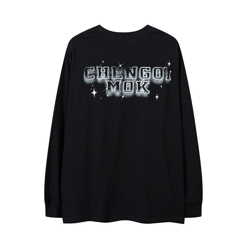 Marcas De Streetwear Vintage Long Sleeve T-Shirt Loose Casual Top