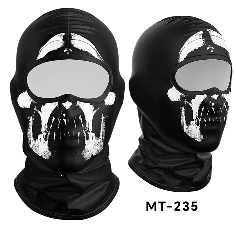 Cycling Windproof Hood Breathable Sunscreen Windproof Men's and Women's Ice Silk Fabric Lining Cap