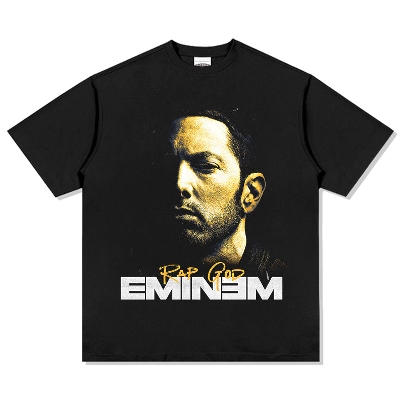 Cool t rapper hip hop EMINEM print short sleeve T