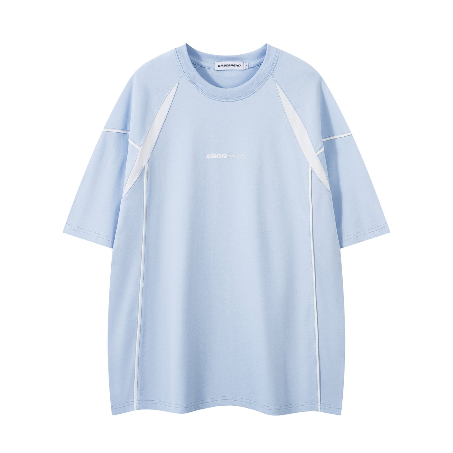 Distorted vintage casual short-sleeved t-shirt top